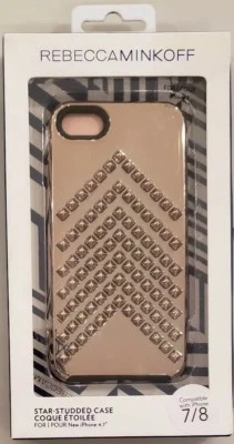 Rebecca Minkoff Star Studded Case for Apple iPhone 7 / 8 / SE 2 / SE3- Rose Gold - Image 1 of 3