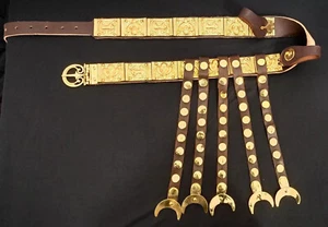 Wölfin, Römer Cingulum Gürtel, Ledergürtel Römergürtel, Halloween Geschenk - Bild 1 von 1