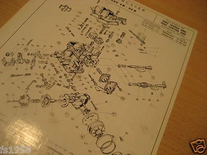 Ford Knudsen Taunus 2000 automático. Transmisión Weber 32/36 DGAV 4B - 04B plano carburador - Imagen 1 de 2