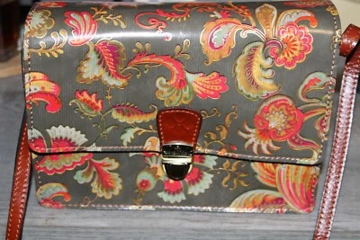 PATRICIA NASH Cross Body Hand Bag Paisley Print / 9x7.5x3" /New no tags - Image 1 of 4