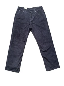 Neu - Levi Strauss Co schwarze Cordhose Größe 31 x 30 klassisch rotes Etikett - Bild 1 von 17