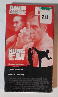Kung Fu the Movie Vhs 1993 David Carradine Brandon Lee - Image 1 of 2
