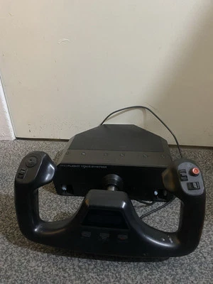 Logitech G Saitek Pro Flight Simulator Yoke System USB Sim No Accessories Faulty - Image 1 of 4