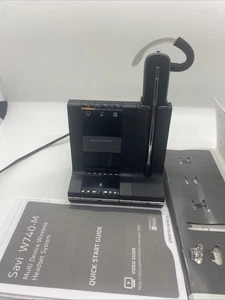 Plantronics Savi T40 Wireless Headset Base,Mic Charger & USB CBL - Picture 1 of 17