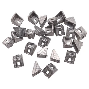 25 Stück Bosch Rexroth 3842523508 Aluminium Zwickel Eckwinkel Schlitz - 6 20x20 mm - Bild 1 von 7