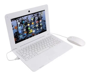 BIGMACHINE 10,1 ZOLL TRAGBARER LAPTOP MINI PC ANDROID 6.0 (WEISS) - Bild 1 von 6