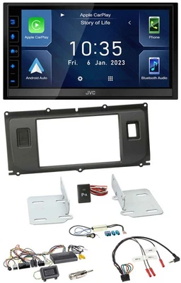 JVC DAB Bluetooth Lenkrad USB 2DIN Autoradio für Land Rover Evoque 2011-2013 - Bild 1 von 4