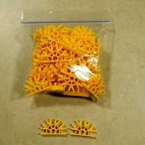 50 KNEX Yellow Connectors 5 Position Standard Replacement Parts Pieces K'NEX - Picture 1 of 1