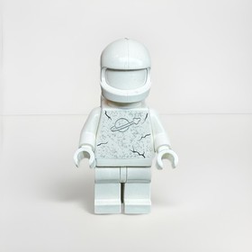 LEGO Space Police Minifigure White CLASSIC SPACE STATUE 5974 Galactic Enforcer