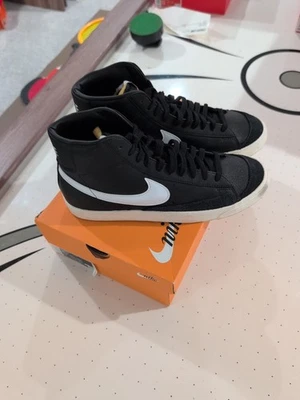 Size 11.5 - Nike Blazer '77 Vintage Mid Black Sail - Image 1 of 4