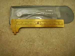 CLEARANCE 4" Brass Caliper / old style - Picture 1 of 3