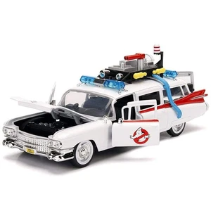 JADA TOYS Mini Car 1/24 Size GHOSTBUSTERS ECTO-1 - Picture 1 of 4