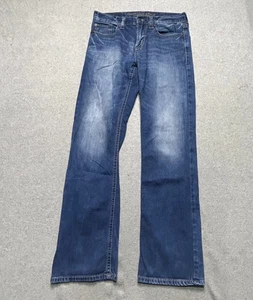 Vintage American Eagle Jeans Herren 30 x 34 Original Boot Y2K Flap Pocket Denim - Bild 1 von 11