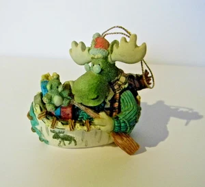 Elchbachüberquerung 'Ollie Olsen als Weihnachtsmann' im Kanu Sammlerstück Ornament  - Bild 1 von 6