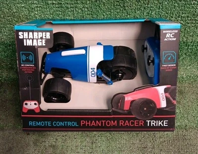 Sharper Image Remote Control Phantom Racer Trike RC Car Blue - NEW SEALED - Image 1 of 4