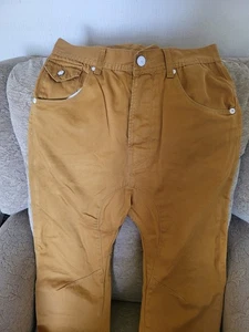 Men’s VOL TWISTED Yellow JEANS 100% Cotton. - Picture 1 of 13