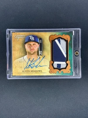 Austin Meadows 2021 Topps Dynasty Game Used Patch Auto /10 Rays - Image 1 of 2