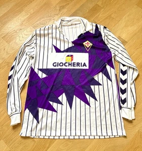 Maglia Fiorentina Giocheria 1991/92 Bianca Manica Lunga No Store Unofficial - Bild 1 von 4