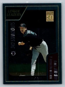 2001 Topps League Leaders Strikeouts Martinez & Johnson #399 - Bild 1 von 2