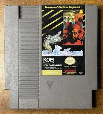 Romance of the Three Kingdoms (Nintendo NES) Cartridge Only New Battery Tested - Image 1 of 3