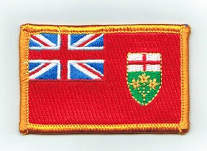 Parche bandera PATCH ONTARIO PROVINCIAS CANADA CANADIAN bordado termoadhesivo - Bild 1 von 1