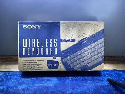 Sony Wireless Keyboard Sony Web TV for the Internet Terminal KI-W200 New in Box - Image 1 of 2