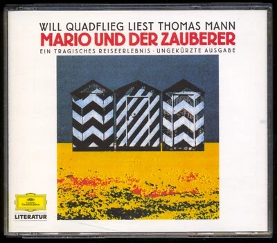 Thomas MANN★MARIO UND DER ZAUBERER★2 CDs★Hörbuch★Lesung★Will Quadflieg liest!★ - Bild 1 von 4