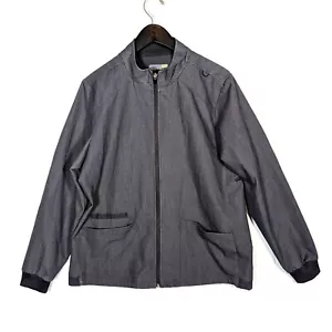 Maevyn Matrix Pro Scrubs JACKET Full Zip Stretch Size Large Nursing Heather Gray - Picture 1 of 10