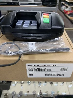 Verifone MX860 Credit Card Reader Terminal/Pinpad M094-409-01-R - Image 1 of 4