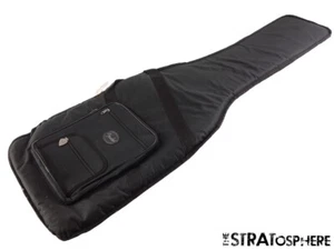 Fender Deluxe Padded P J Bass Padded GIG BAG Parts Black FLAT BOTTOM - Picture 1 of 2
