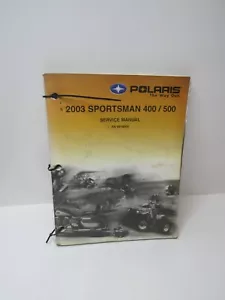 OEM Polaris 2003 Sportsman 400 500 Shop Service Repair Manual Book 9918065 - Picture 1 of 2