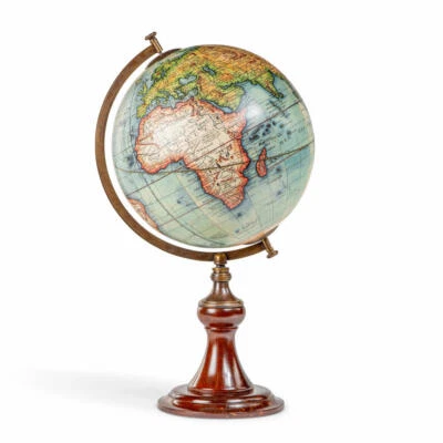 Authentic Models Globus Vaugondy 1745 Classic Stand Deko-Weltkugel Holz Messing - Bild 1 von 4
