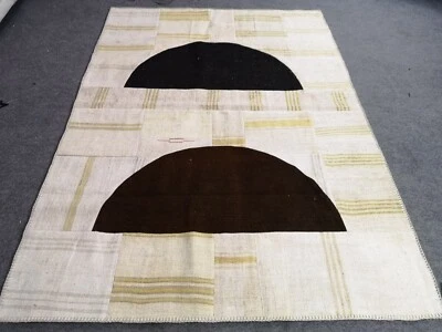 Alfombra decorativa Kilim alfombra turca Kilim alfombra vintage Kilim cáñamo Kilim alfombra de retazos  Foto 1 de 4