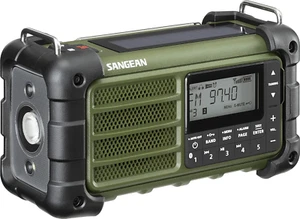 Sangean MMR-99 FM/AM Portable Radio, Forest Green - Picture 1 of 10