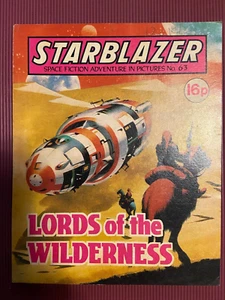 Starblazer Comic Space Fiction Adventure #63 1981 Lords Of The Wilderness 856f - Imagen 1 de 2