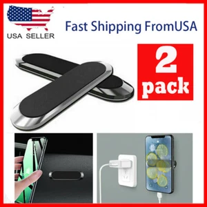 2 Stück Streifen Form Magnet Auto Handy Halter Ständer für iPhone Magnet Halterung Halter - Bild 1 von 8