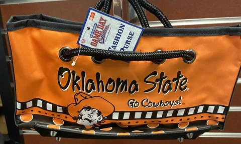 Game Day Out fitters Oklahoma￼ State Fashion Purse HANDBAG Tote NWT Cover