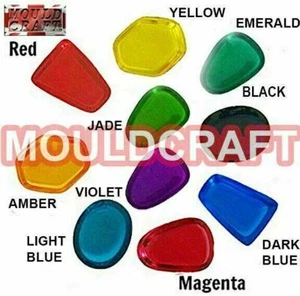 PIGMENTOS TRANSPARENTES DE POLIÉSTER MOULDCRAFT PARA MESAS DE RESINA COLORES RESINA EPOXI - Imagen 1 de 8