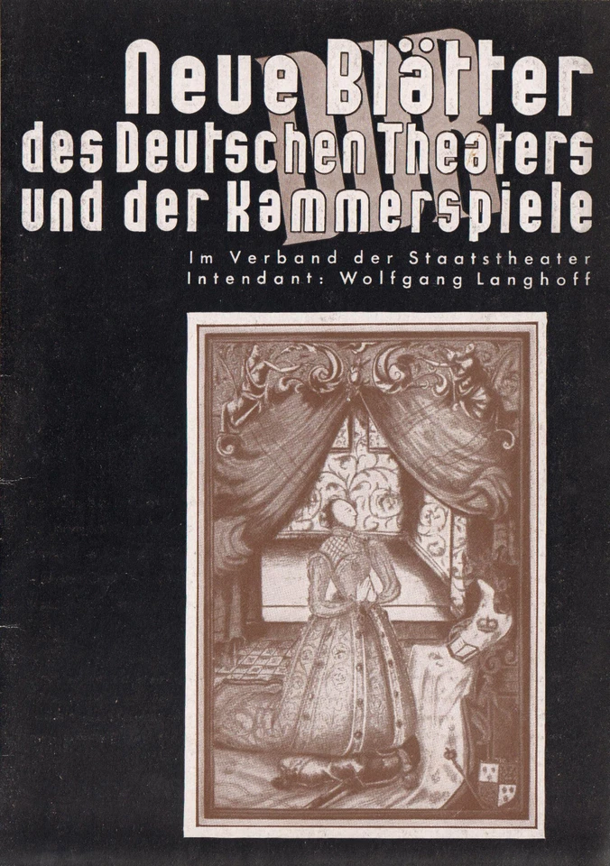Neue Blätter des Deutsches Theaters und der Kammerspiele, Heft 4/51 - Bild 1 von 1