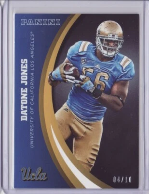 2015 Panini Collegiate UCLA Black #51 Datone Jones /10 - Flat S/H - Image 1 of 2