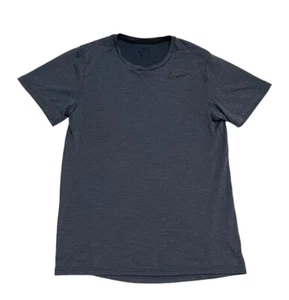 Nike Shirt Mens Small S Blue Short Sleeve Breathable Dri-Fit Crew Neck Active - Picture 1 of 24