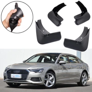 4Pcs Car Mud Flaps Splash Guard Fender Mudguard for Audi A6 Saloon 2019-2022 - Picture 1 of 9