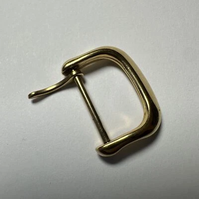 Ebel 16mm inside Buckle Golden Vintage for leather straps - Immagine 1 di 2