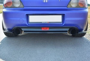 Difusor de aletas de aproximación trasera para HONDA S2000 negro brillante - Imagen 1 de 6