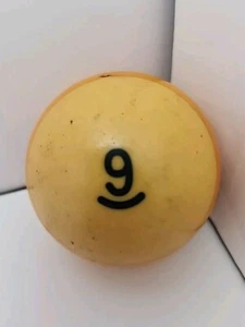 Vintage Replacement #9 Billiard Pool Ball Standard Regulation 2 1/4" Diameter - Picture 1 of 6