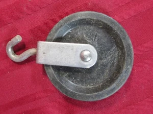 2 VINTAGE BOAT MARINE STEERING CABLE PULLEYS RUNABOUT TRANSOM SYSTEM PULLEY - Picture 1 of 3