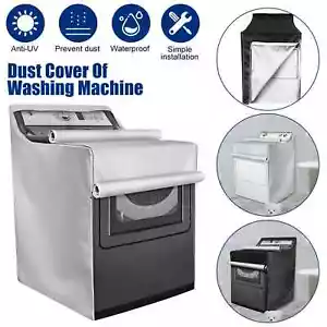 Washing Machine Cover Laundry Washer Dryer Protect Dustproof Sunproof Waterproof - Picture 1 of 9