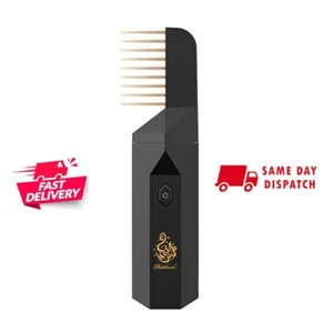 UK Electric Bakhoor Burner,2 in 1 Hair Comb & Bakhoor Diffuser,Replaceable Comb - Picture 1 of 9