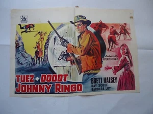 TUEZ JOHNNY RINGO/BRETT HALSEY/FD29/affiche belge - Imagen 1 de 1