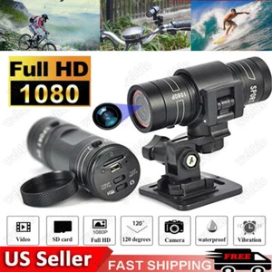 🔥Waterproof 1080P Full HD Sports Action Camera MotorCycle Bike Helmet Mini CAM - Picture 1 of 11